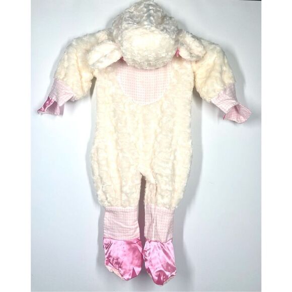 Rubies Costume Pink Little Lamb 2pc Bodysuit & Hat with Ears Infant Size 6-12 M - Picture 1 of 6